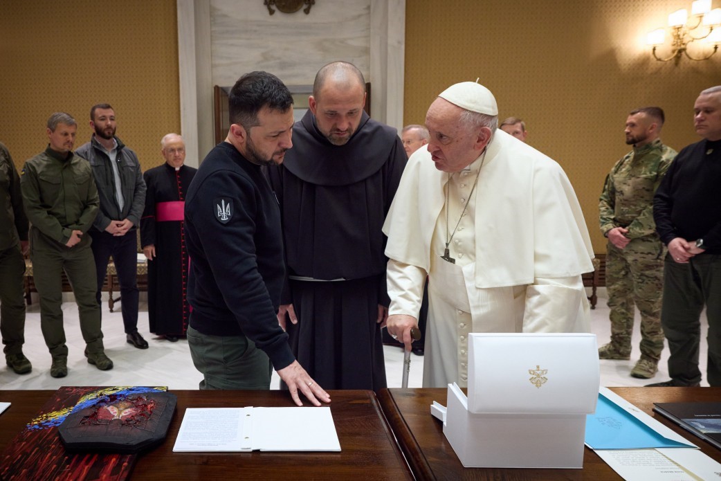 Ukrayna Devlet Başkanı Zelenskiy, İtalya’yı ziyaret etti