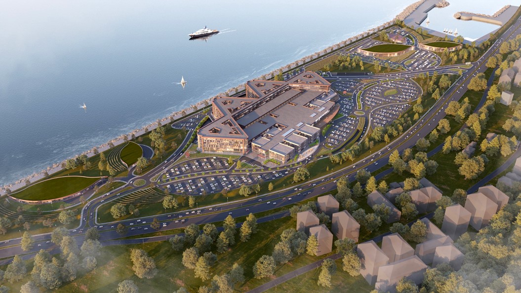 Rize Şehir Hastanesi'nin dolgu çalışmaları bitti, sıra üst yapı çalışmalarında