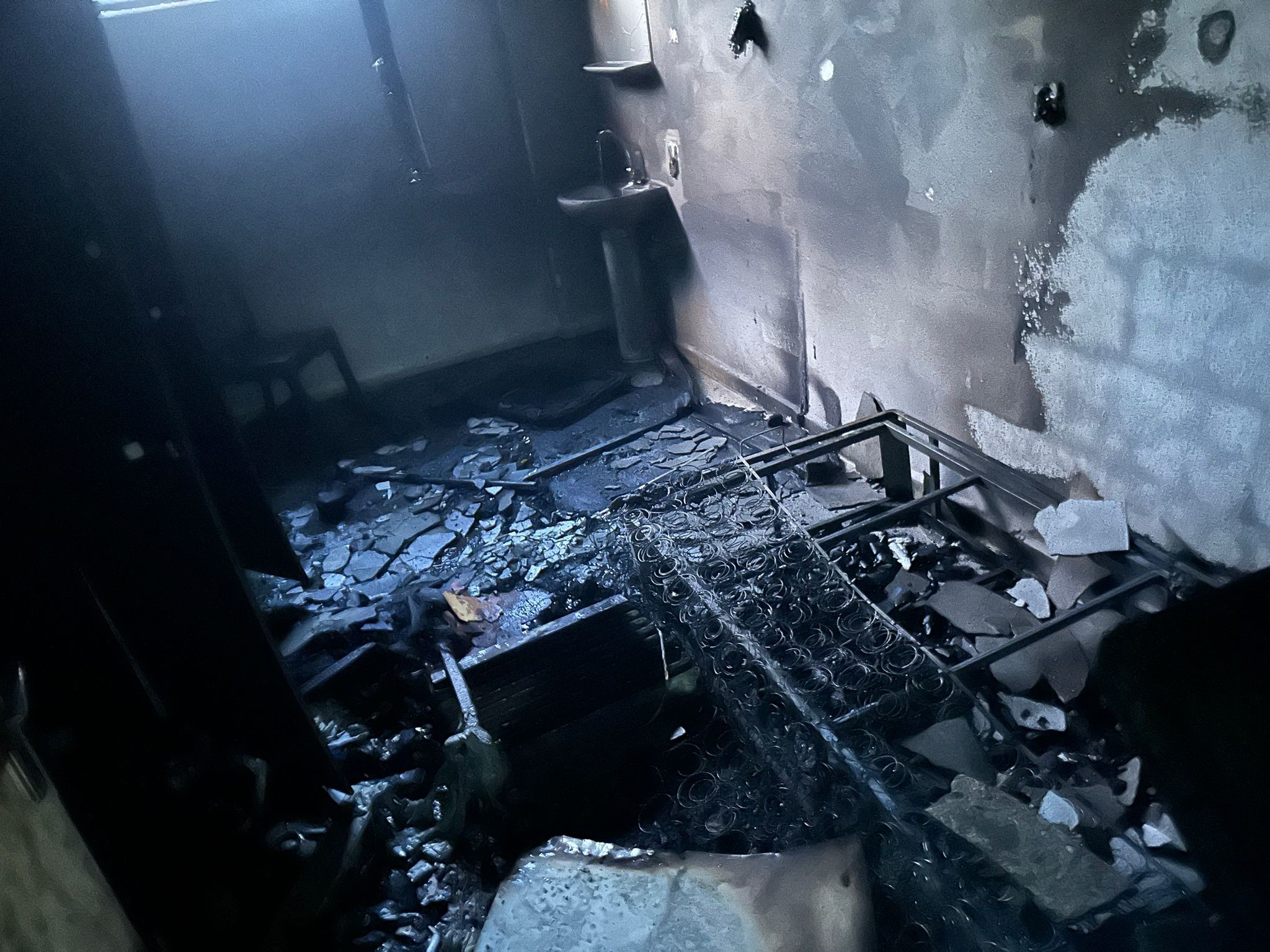 İnanlı Çeşmesi Amfi Tiyatro'da yangın