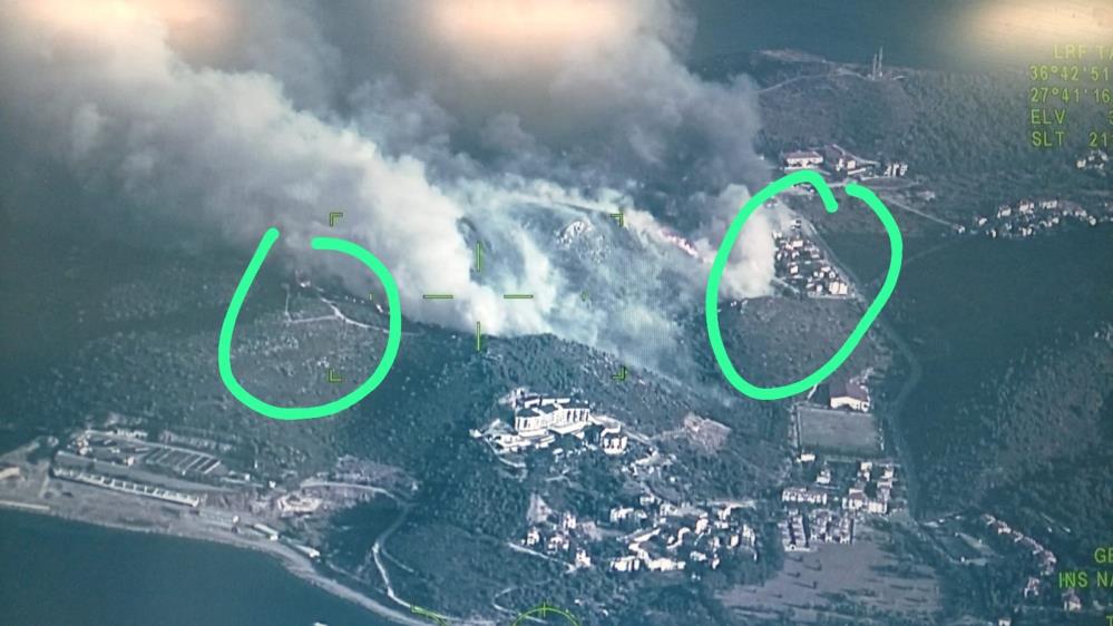 Datça’da orman yangını