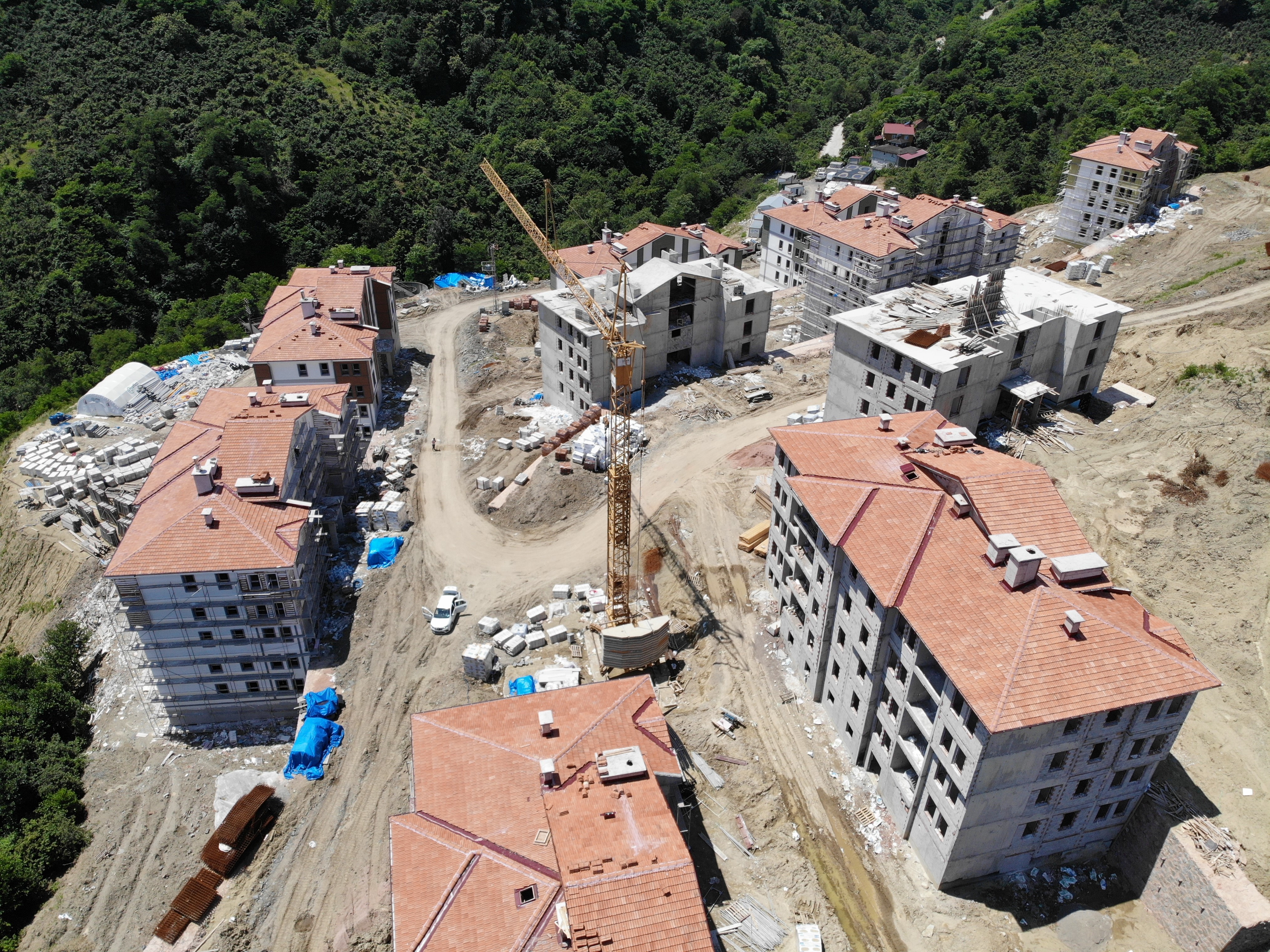 'Sakin Şehir'deki toplu konutun 8 ayda yüzde 80'i tamamlandı