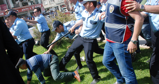 Olaylı kongreye polis müdahalesi&nbsp;kongre,Pancar Ekicileri Kooperatifi,Tokat