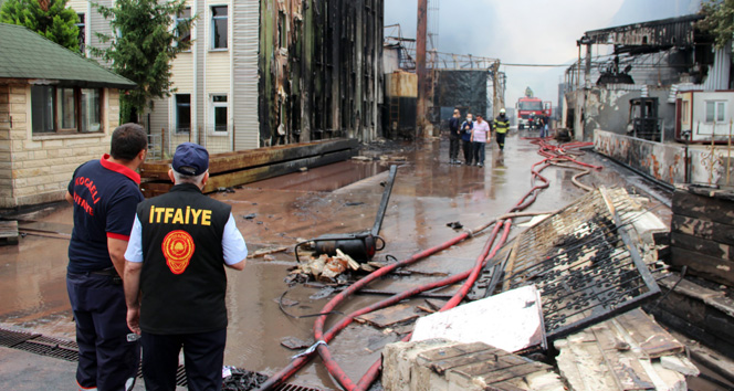 Kocaeli’deki fabrika yangını kontrol altına alındı fabrika yangını,Kocaeli