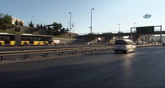İstanbul’da yollar nefes aldı 