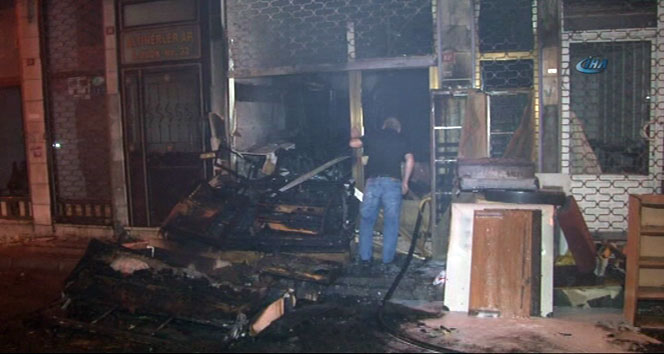 Fatih’te korkutan yangın 