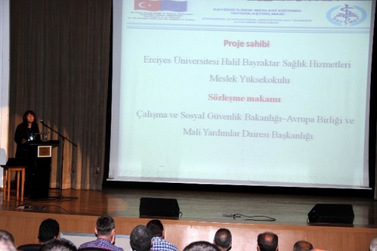 Kayseri linde Mesleki Eitimin Yaygnlatrlmas' Projesinin Kapan Toplants Yapld