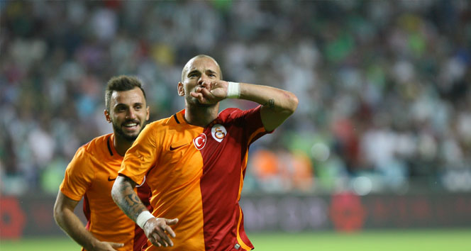 Galatasaray, Sneijderin gol att 20 mata puan kaybetmedi 