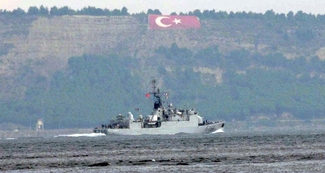 ABD savaş gemisi, Çanakkale Boğazından geçti ABD savaş gemisi, Çanakkale Boğazından geçti
