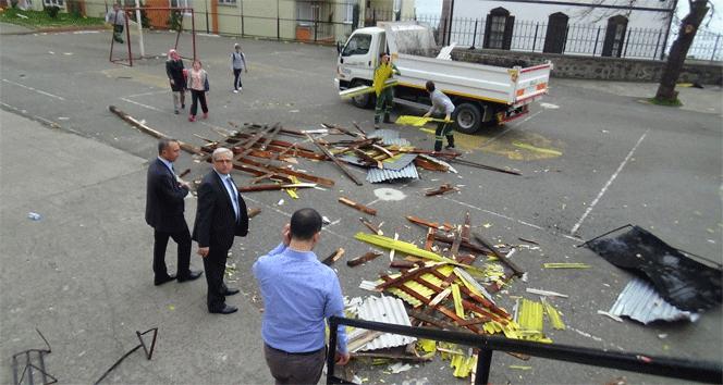 Giresun'da fırtına: 13 yaralı&nbsp;13 yaralı,fırtına,Giresun