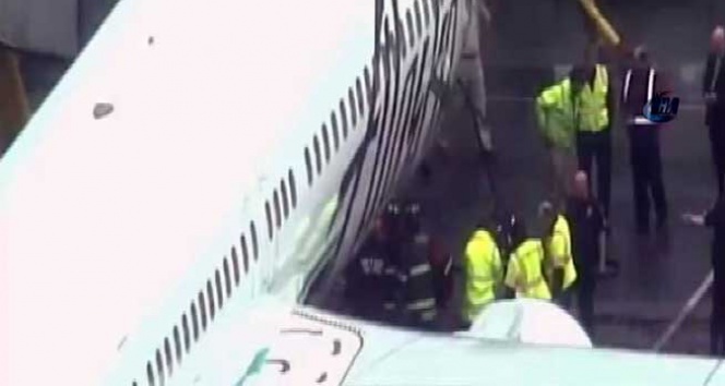 Kargodan gelen çığlık uçağı geri döndürdü Alaska Havayolları,Kargodan gelen çığlık sesi,Seattle-Los Angeles seferi