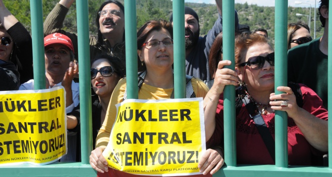 Nükleer karşıtlarından görülmemiş eylem&nbsp;Akkuyu Nükleer Deniz Yapıları,Gülnar,mersin