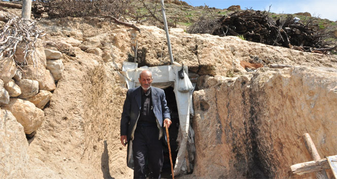 Çözüm süreciyle köylerine dönen çift mağarada yaşıyor&nbsp;Batman,çözüm süreci,mağara