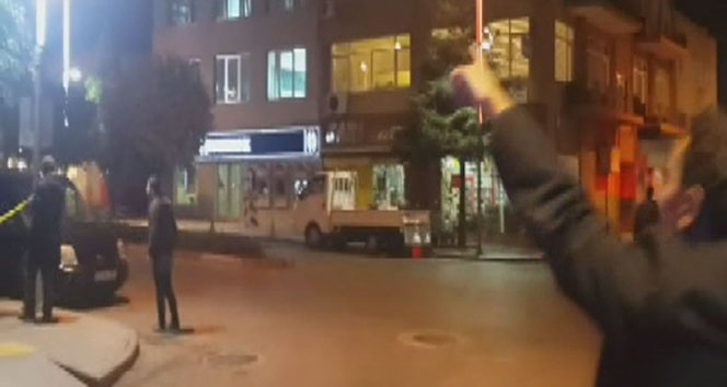 Çarşaflı şahıs banka çalışanlarını rehin aldı