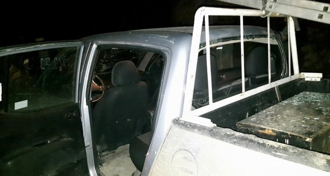 Şırnakta polis aracına roketatarlı saldırı