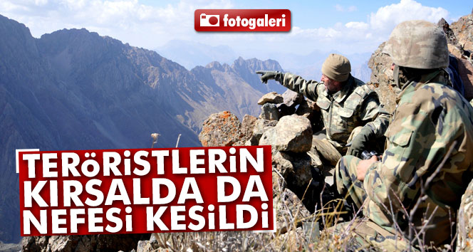Teröristlerin kırsalda da nefesi kesildi