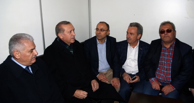 Erdoğan, taksicilerin açtığı pankarta kayıtsız kalmadı