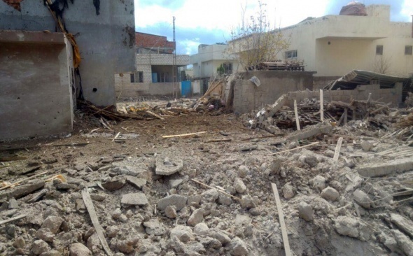 PKK'lıların Nusaybin'e verdiği zarar gözler önüne serildi