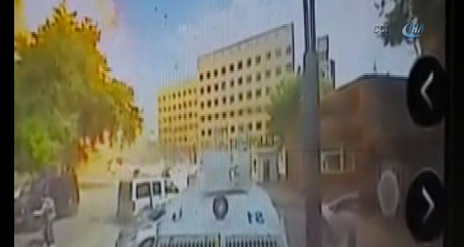 İşte Gaziantepteki bombalı aracın patlama anı!