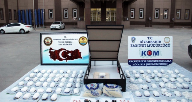 Diyarbakırda 80 kilo PETN tipi patlayıcı ele geçirildi