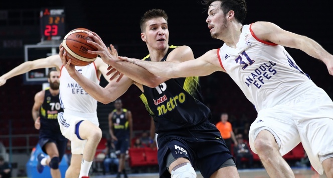 Fenerden Efese tarihi fark| Spor Toto Basketbol Süper Ligi: Anadolu Efes: 57 - Fenerbahçe: 96