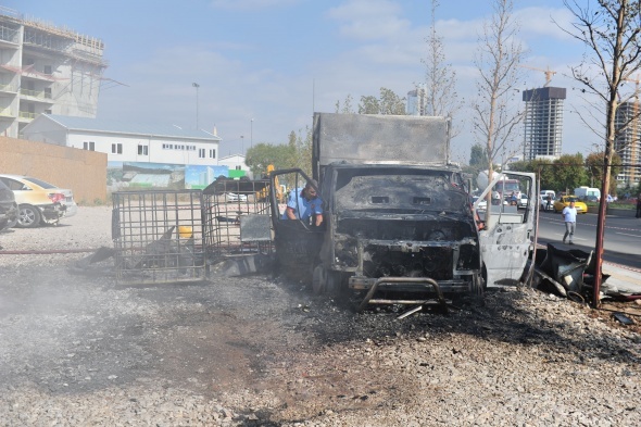 Başkent'te 7 araç yandı