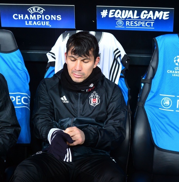 Beşiktaş-Monaco maçından kareler