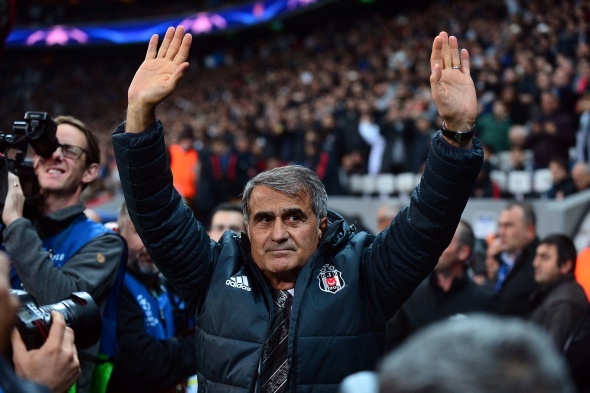 Beşiktaş-Monaco maçından kareler