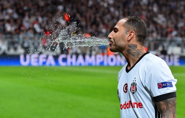 Beşiktaş-Monaco maçından kareler