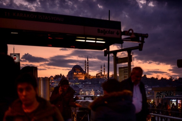 İstanbul’da gün batımı