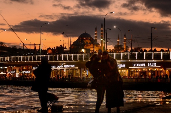 İstanbul’da gün batımı