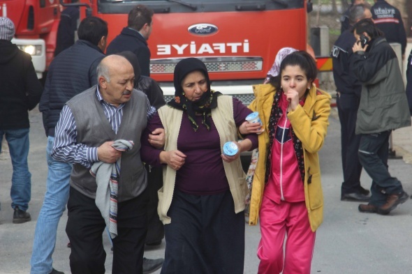 Yangında can pazarı
