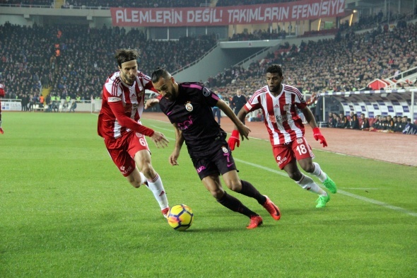 Sivasspor - Galatasaray maçından kareler