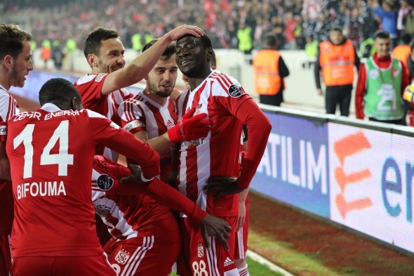 Sivasspor - Galatasaray maçından kareler