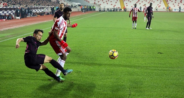 Sivasspor - Galatasaray maçından kareler