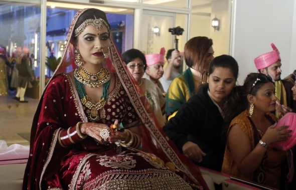 Antalya'da 1 milyon dolarlık Hint düğünü