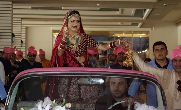 Antalya'da 1 milyon dolarlık Hint düğünü