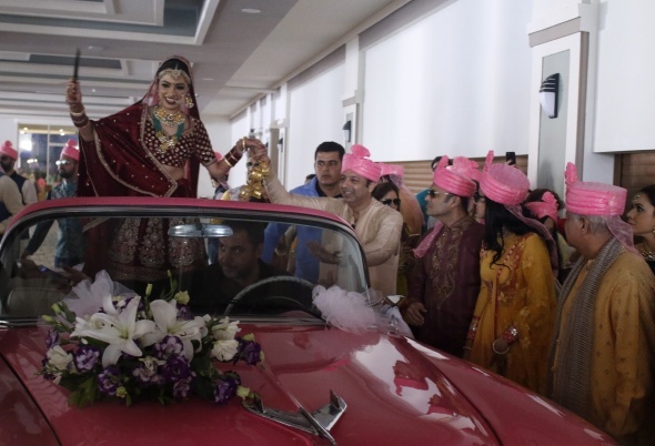 Antalya'da 1 milyon dolarlık Hint düğünü