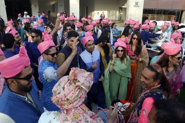 Antalya'da 1 milyon dolarlık Hint düğünü