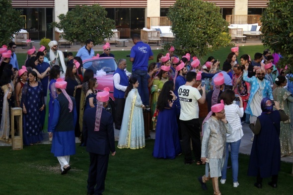 Antalya'da 1 milyon dolarlık Hint düğünü