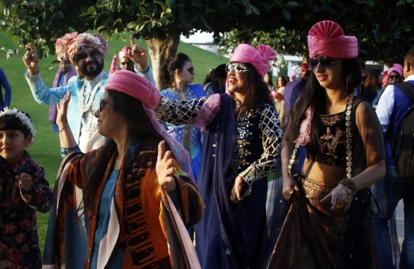 Antalya'da 1 milyon dolarlık Hint düğünü