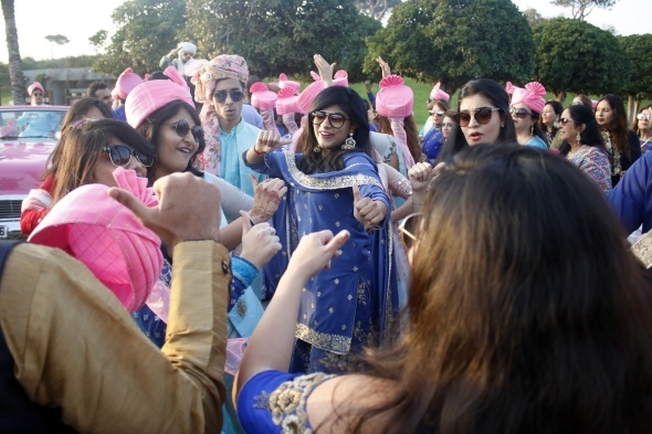 Antalya'da 1 milyon dolarlık Hint düğünü