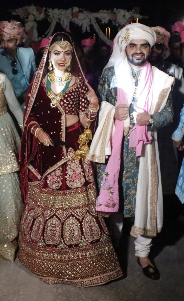 Antalya'da 1 milyon dolarlık Hint düğünü