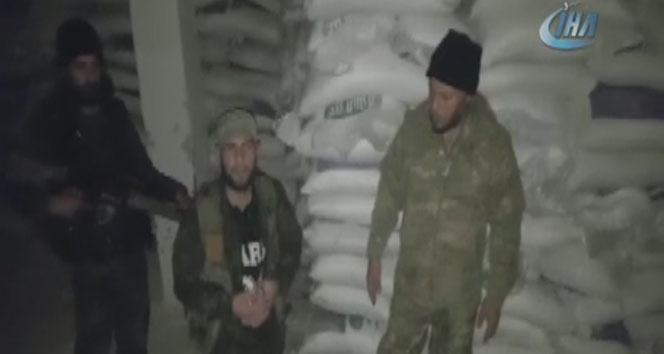 Afrinde PKKnın şeker depoları ele geçirildi