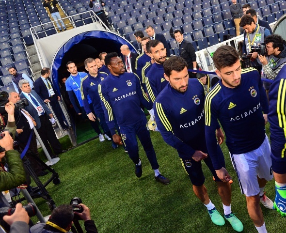 FenerbahÃ§e, statta antrenman yaptÄ±