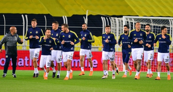 FenerbahÃ§e, statta antrenman yaptÄ±