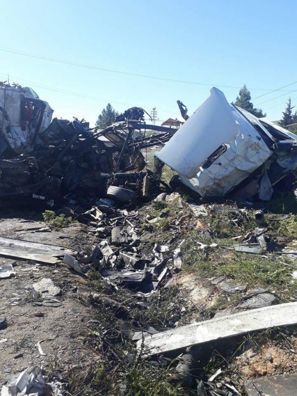 Gaziantep'te feci kaza!