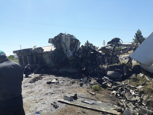 Gaziantep'te feci kaza!