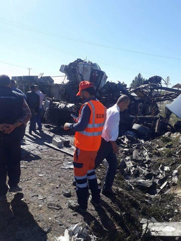 Gaziantep'te feci kaza!
