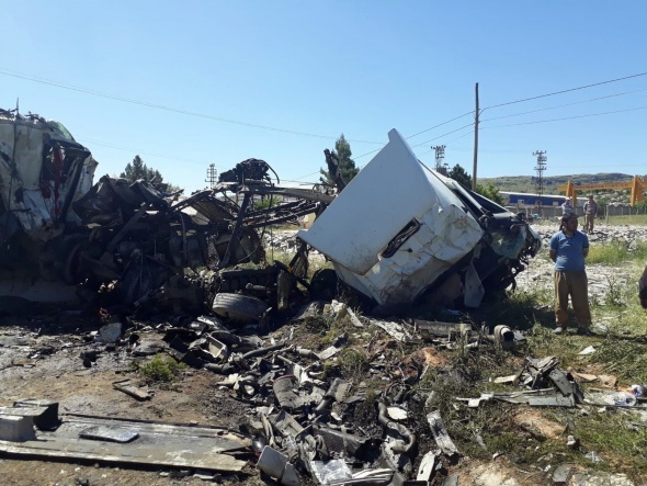 Gaziantep'te feci kaza!