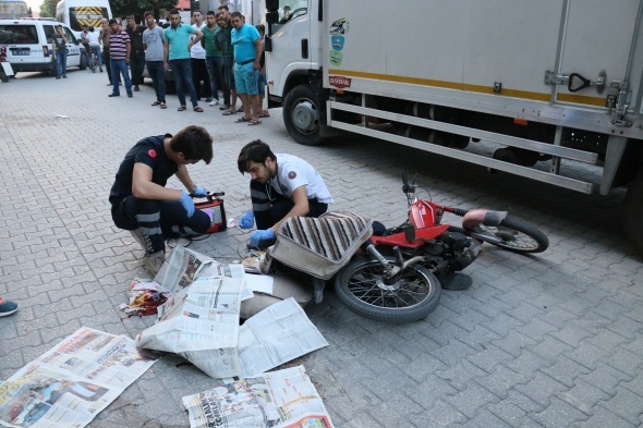 Adana'da feci olay! DehÅet iÃ§inde izlediler...